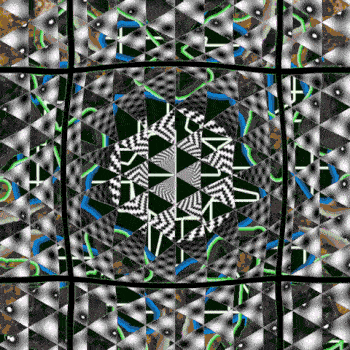 this image establishes Madame Chao's Dominance in the field of visual noise art since 1995